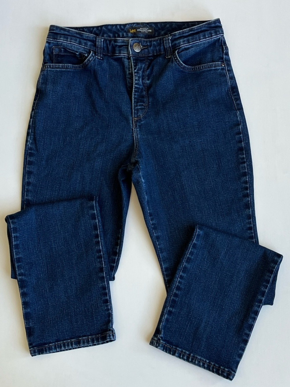 LEE Dark Blue Straight-Leg Women's Jeans